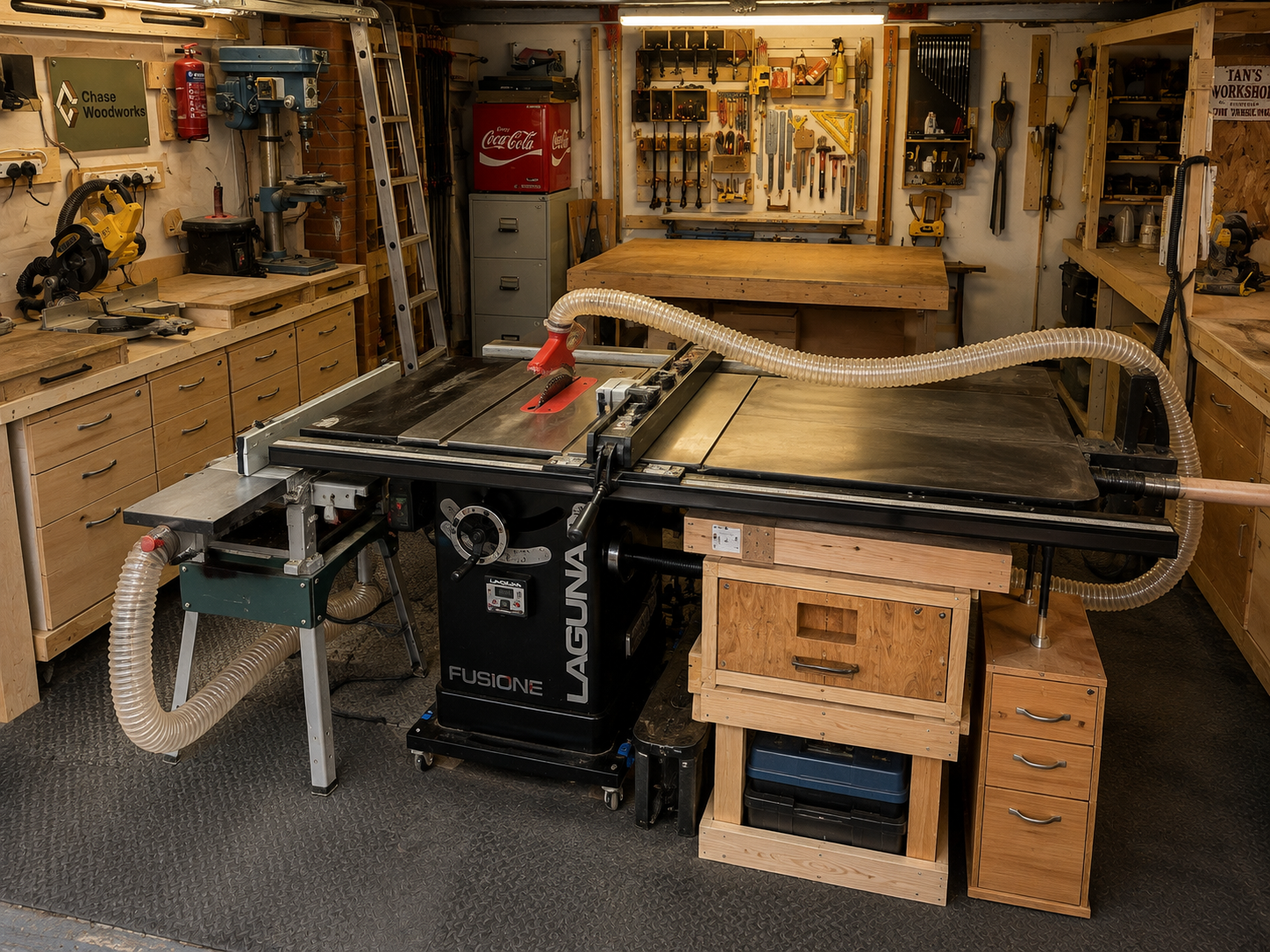 Working in the workshop